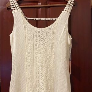 Forever21 ivory dress new with tag size XS